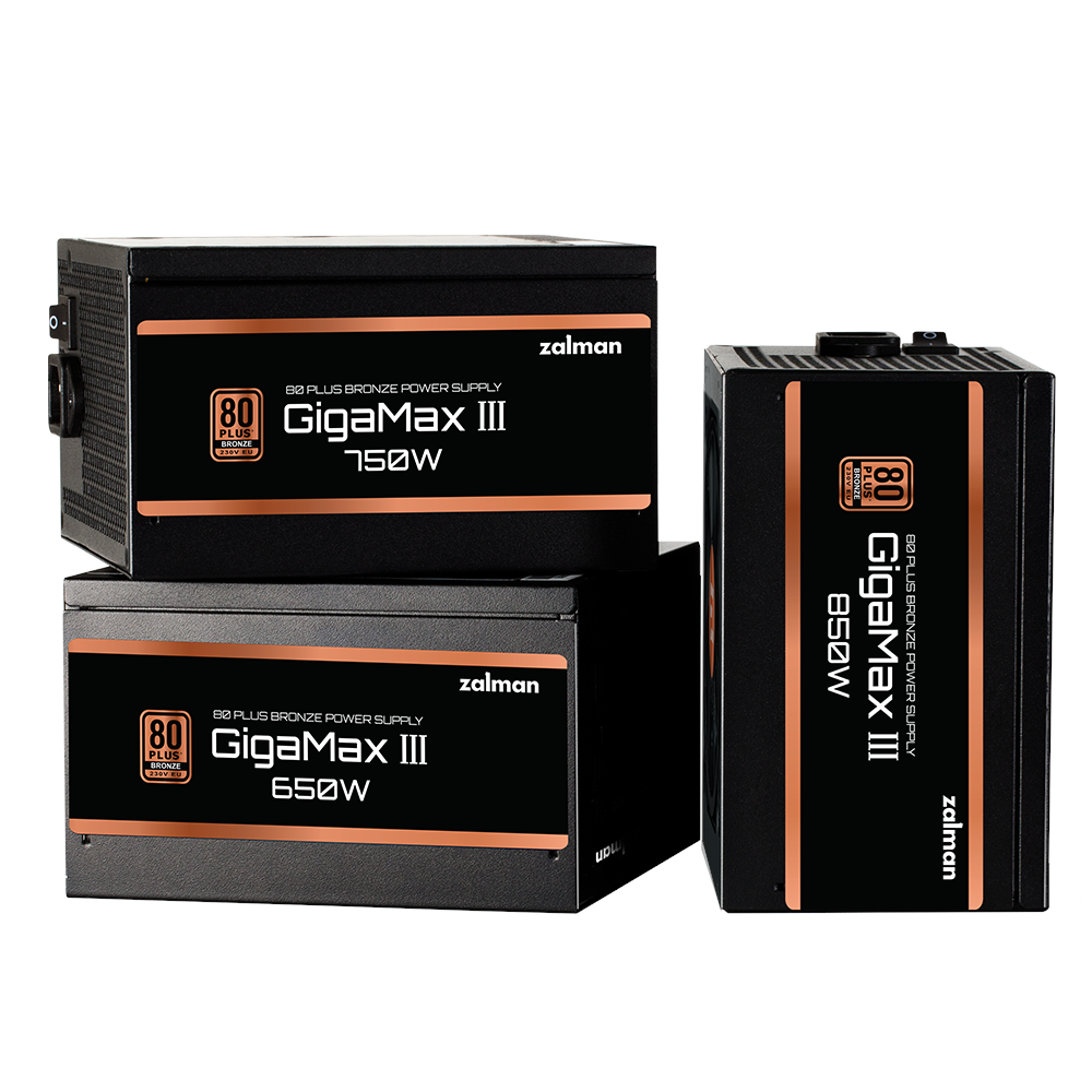 ZALMAN 750w 80+ Bronze ZM750-GV3 (GigaMaxIII 750W) PCIe 5.0 Power Supply