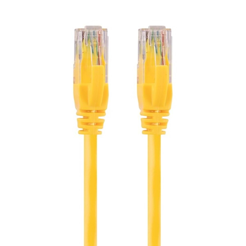 S-link SL-CAT610YE 10m Sarı CAT6 Patch Kablo