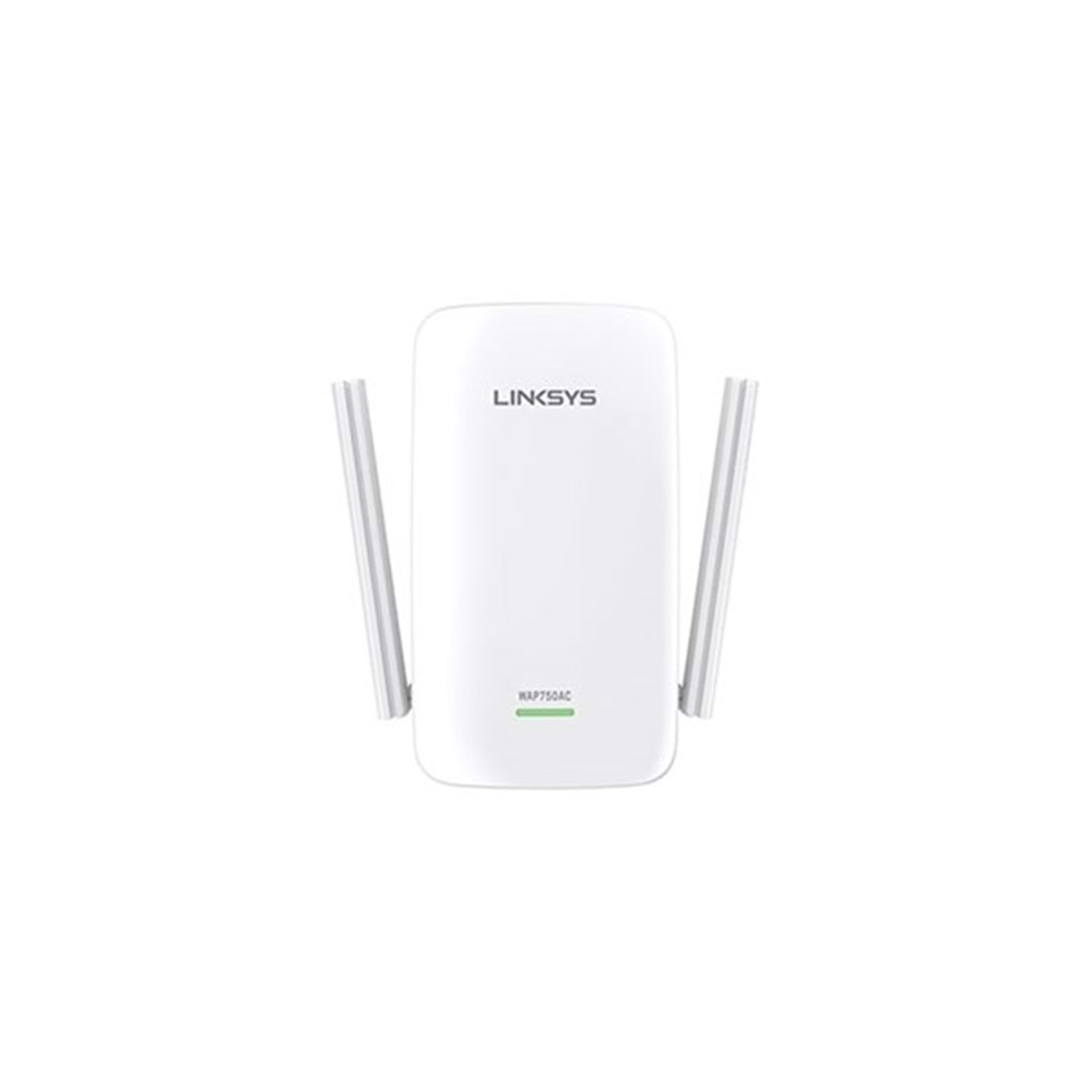 LINKSYS WAP750AC-EU AC750 MENZİL GENİŞLETİCİ PRIZ TİP 