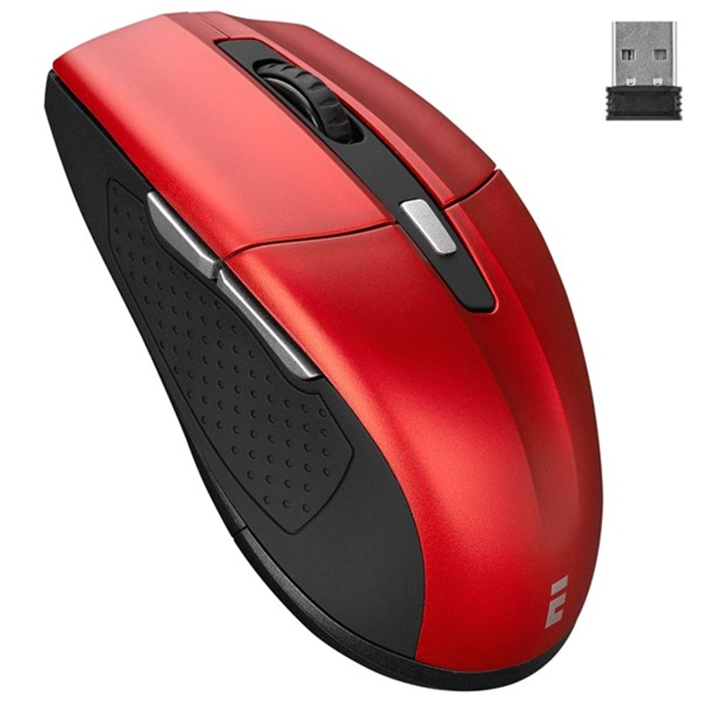 Everest SM-861 Usb Kırmızı 800/1200/1600dpi Süper Sessiz Kablosuz Mouse