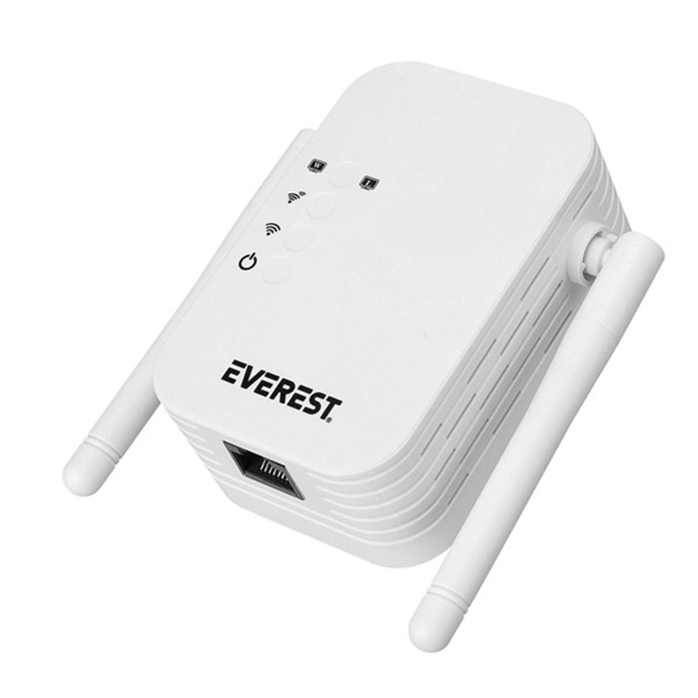 Everest EWR-N302 2.4GHz 300Mbps 1xWAN/LAN Port 2x2dBi Anten Repeater+AP Kablosuz Menzil Genişletici