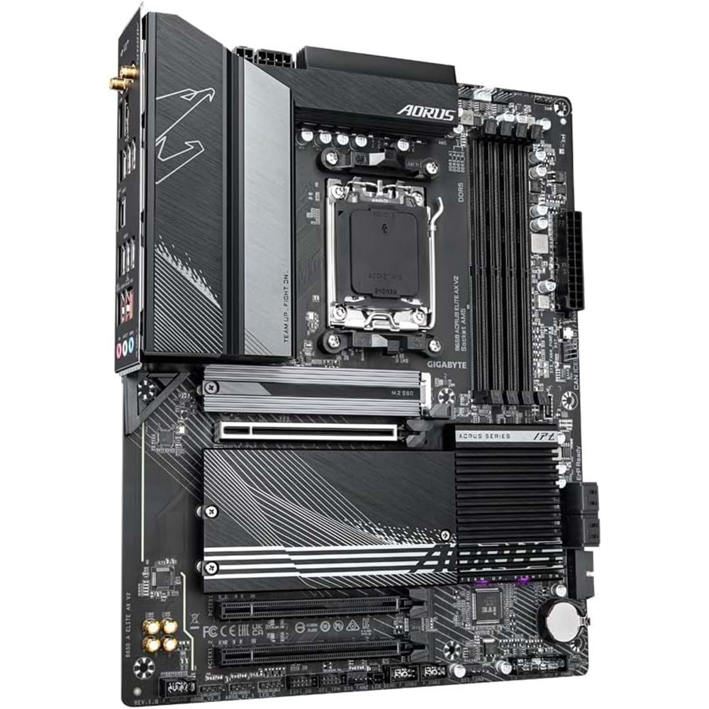 GIGABYTE AORUS ELITE AX v2 B650 DDR5 HDMI DP PCIE 4.0 AM5 ATX