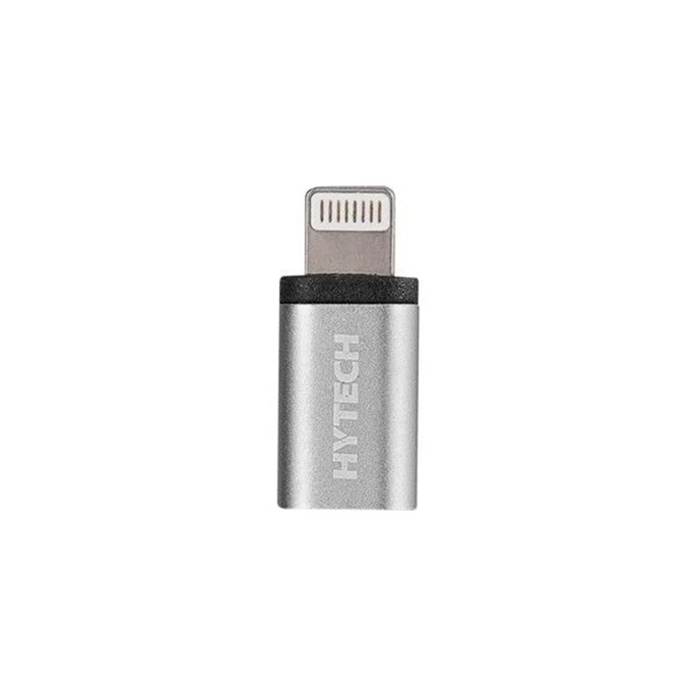 HYTECH HY-XO25 MicroUSB ÇEVİRİCİ Gümüş Metal Gövdeli
