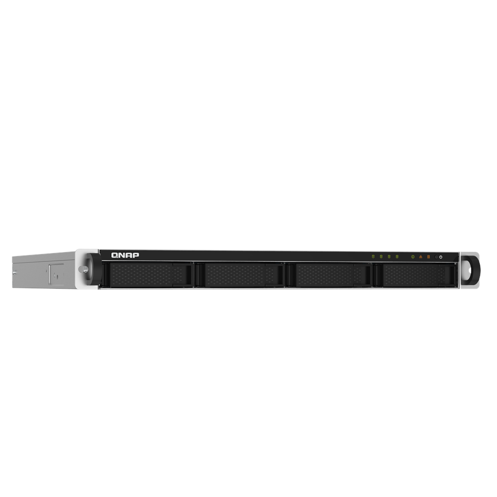 QNAP 4diskli ARM QC AL324-2GB RAM-10GbE SFP+ Rack Nas Server Redundant Power TS-432PXU-RP