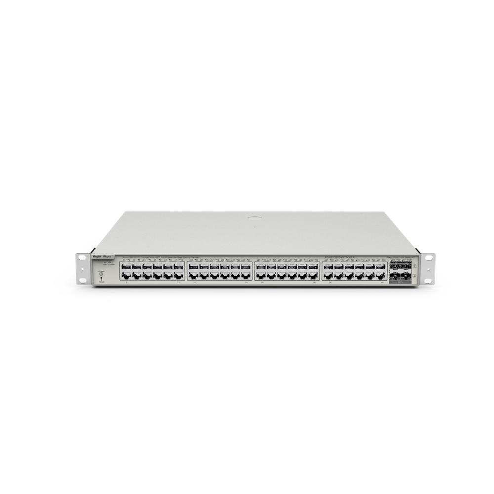 RUIJIE 48port 370w PoE 4-SFP+ 10GE Gigabit Yönetilebilir Switch RG-NBS3200-48GT4XS-P