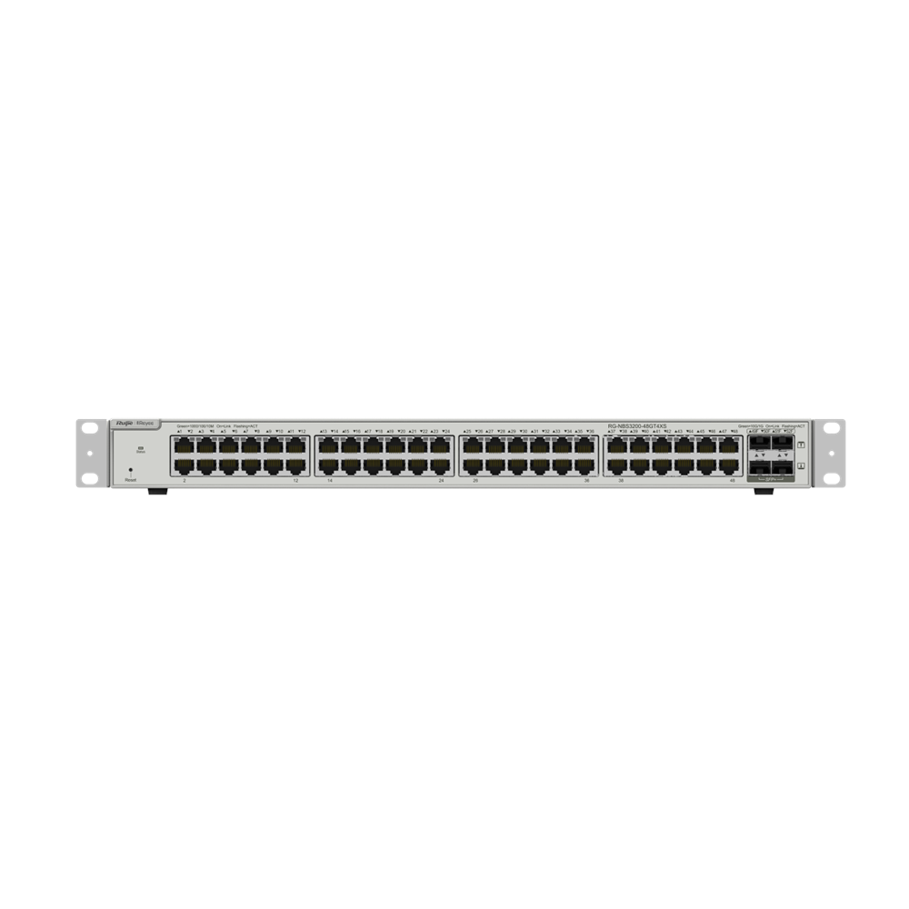 RUIJIE 48port RG-NBS3200-48GT4XS GIGABIT 4X-10GbE SFP Yönetilebilir Switch 