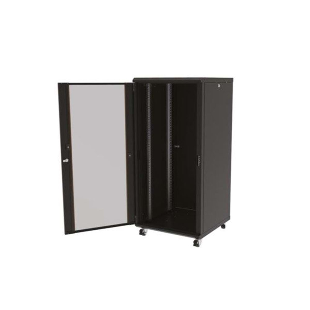AGER 12U 600x600mm Duvar Tip Siyah Kabinet Agena AG-AN12U6060S1-CBAA