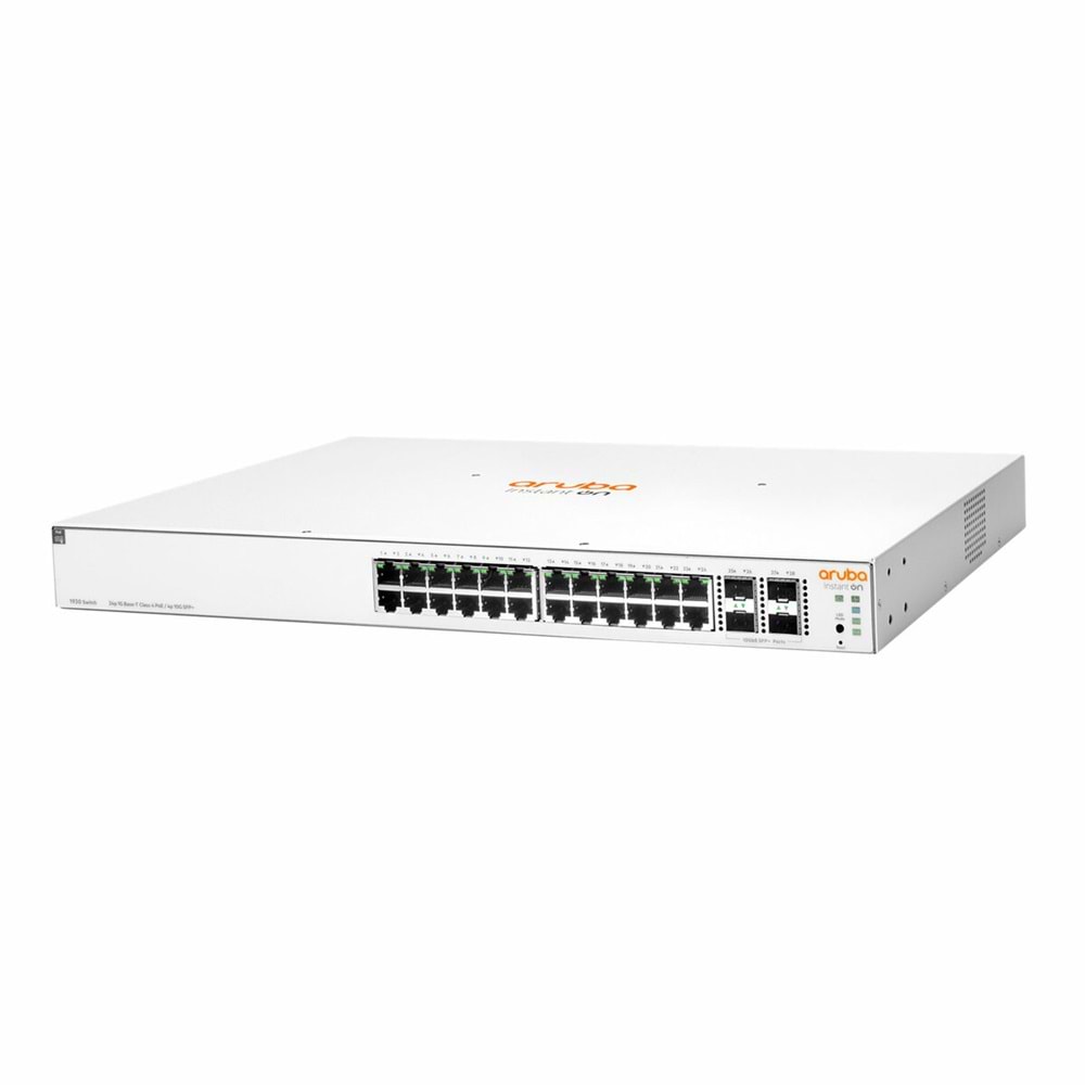 ARUBA 24port PoE 195w 4-SFP+ Gigabit Yönetilebilir Switch 1930-24G JL683B