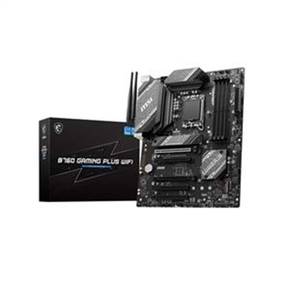 MSI B760 GAMING PLUS WIFI-6E DDR5 HDMI DP PCIE 4.0 1700p ATX 