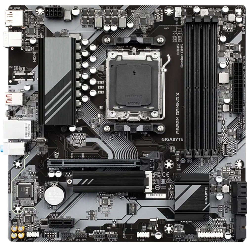 GIGABYTE A620M GAMING X DDR5 HDMI-DP PCIE 5.0 AM5 mATX