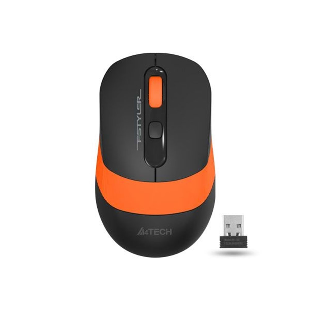 A4 Tech FG-10 Kablosuz siyah&turuncu optik mouse