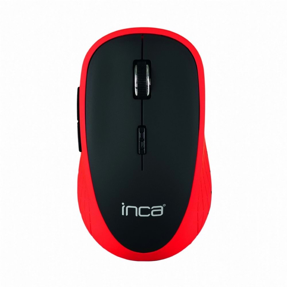 Inca IWM-391T Kablosuz rubber mouse,siyah-kır,1600 dpi