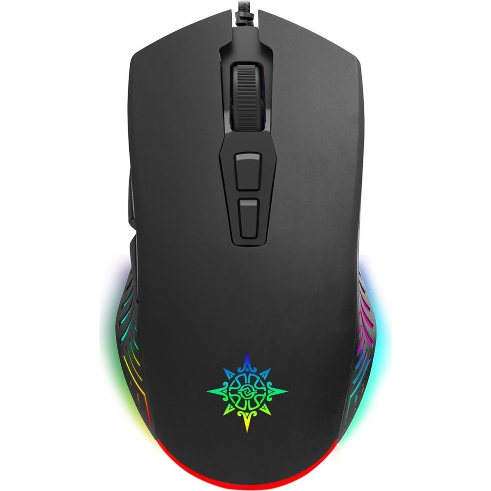 Inca IMG-GT17 USB Makrolu RGB oyuncu mouse,siyah