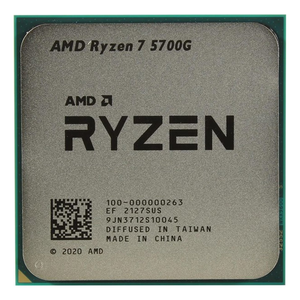 AMD RYZEN 7 5700G 20MB 8çekirdekli O/B AMD R8 AM4 65w Kutusuz+Fansız