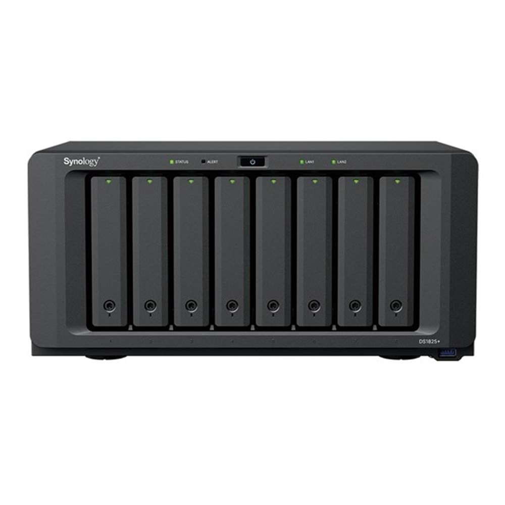 SYNOLOGY DS1825 PLUS RYZEN V1500B 24GB RAM- 8-diskli Nas Server (Disksiz)