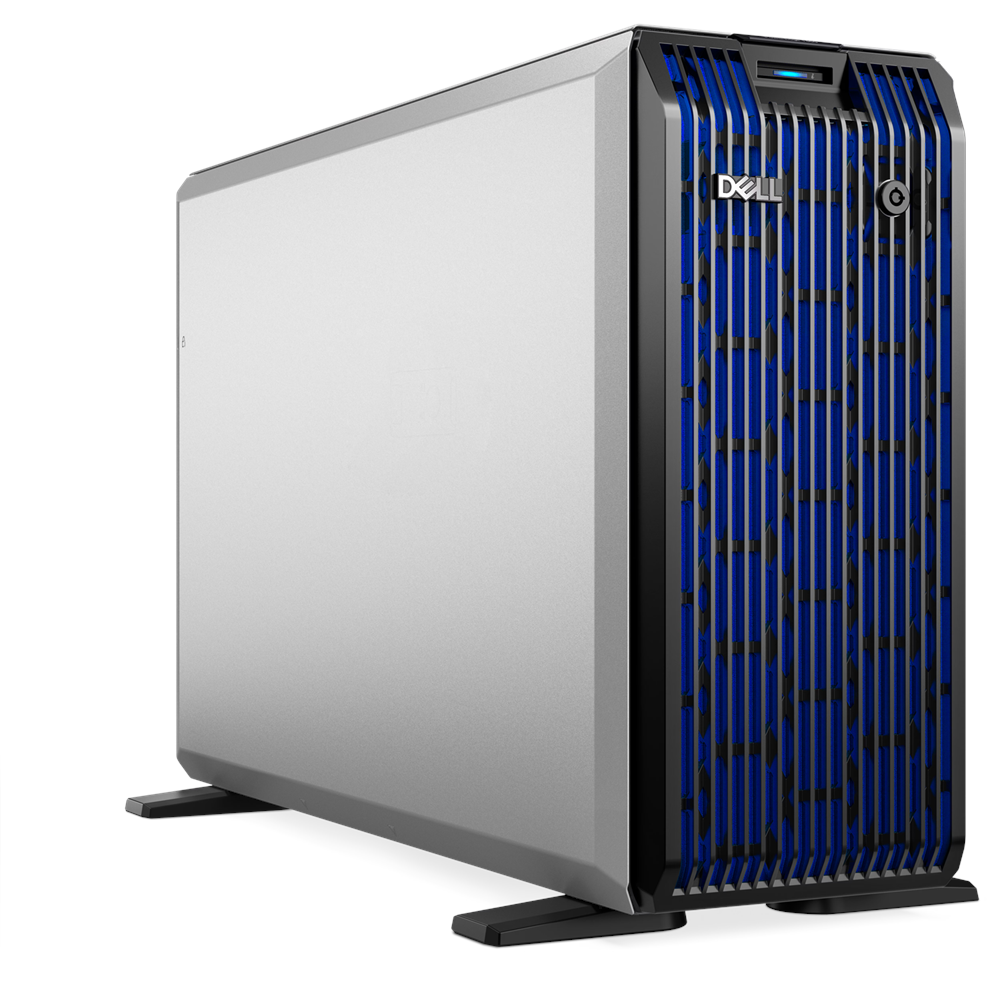 DELL POWEREDGE T360 SPL5 XEON 6353P-128GB DDR5 UDIMM-2X960GB+4X1.92TB SSD-Tower Sunucu
