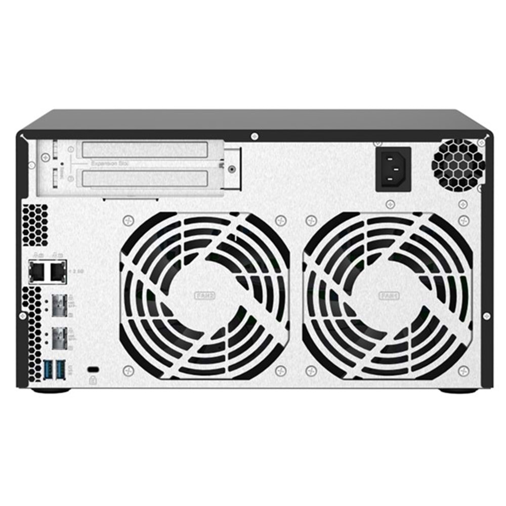 QNAP 8diskli Alpine AL324 QC-4GB RAM-10GbE SFP+ Nas Server TS-832PX (40357)