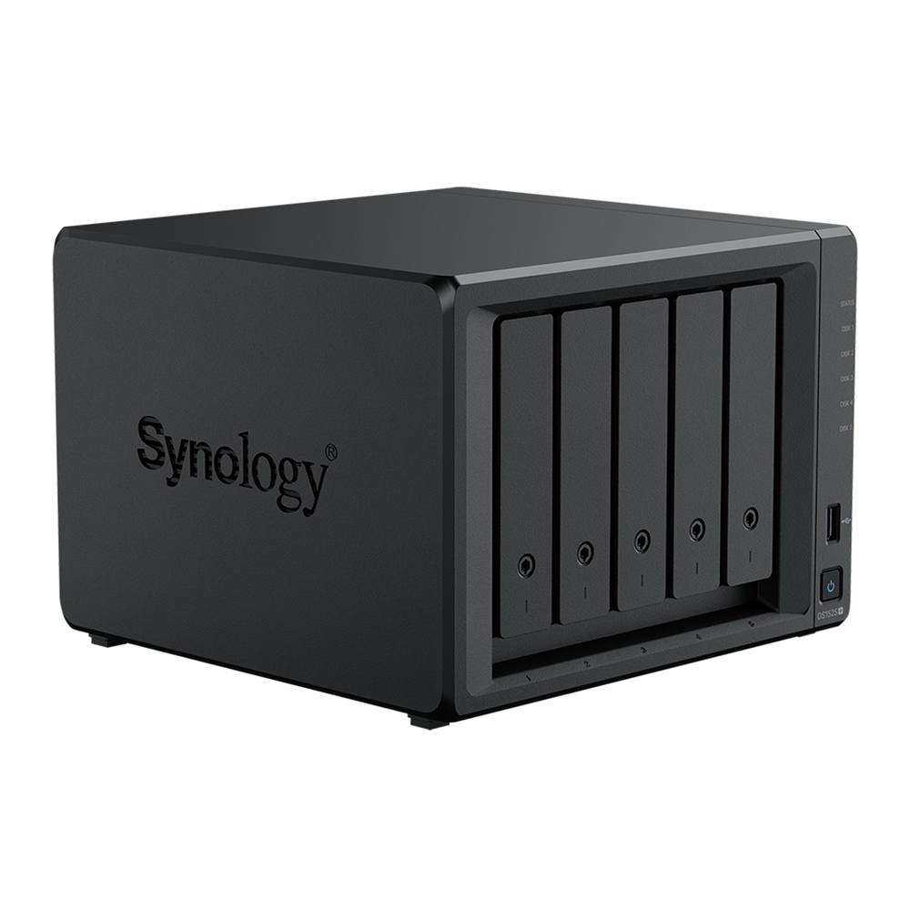 SYNOLOGY 5diskli Ryzen V1500B 16GB RAM-2.5Gbe Nas Server DS1525 PLUS (9845)
