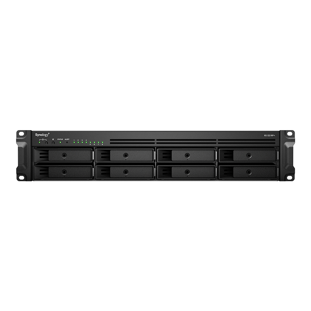 SYNOLOGY 8diskli Ryzen V1500B 32GB RAM-Gigabit Rack Nas Server RS1221RP PLUS (9935)