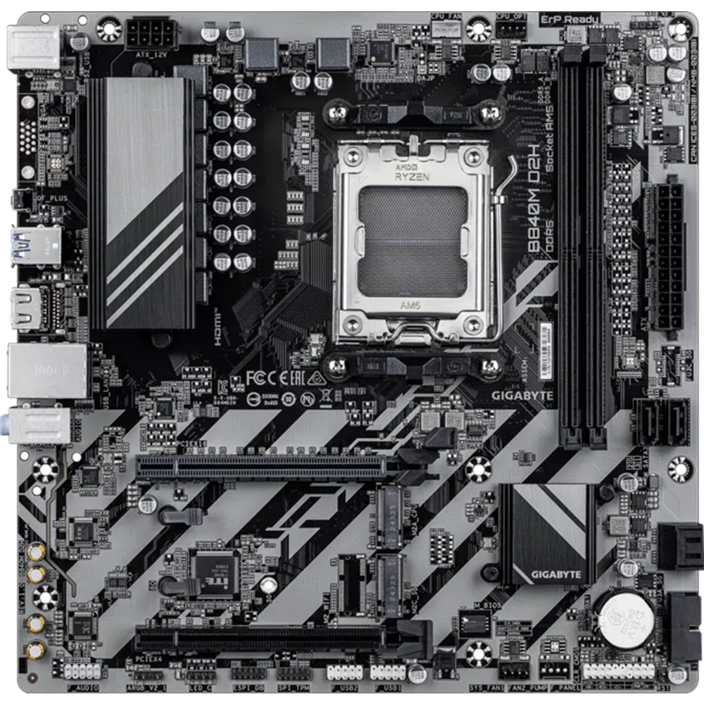 GIGABYTE B840M-D2H DDR5 HDMI-DP PCIE 5.0 AM5 mATX