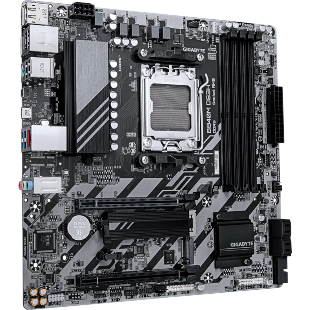 GIGABYTE B840M-DS3H DDR5 HDMI-DP PCIE 4.0 AM5 mATX