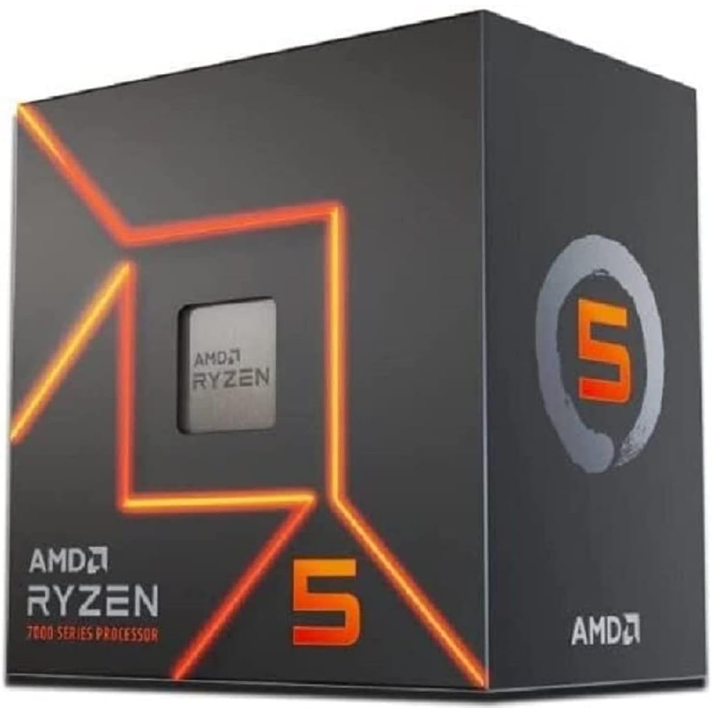 AMD RYZEN 5 7600 38MB 6çekirdekli O/B UHD AM5 65w Kutulu+Fanlı