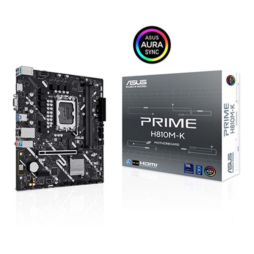 ASUS PRIME H810M-K DDR5 HDMI PCIE 4.0 1851p mATX