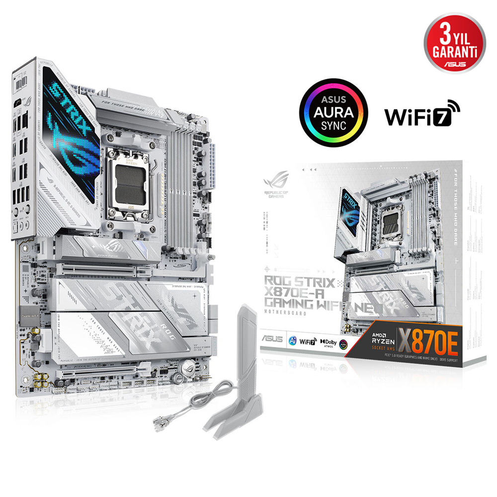 ASUS ROG STRIX X870E-A GAMING WIFI7 NEO DDR5 HDMI PCIE 5.0 AM5 ATX Anakart