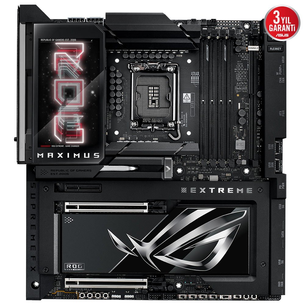ASUS ROG MAXIMUS Z890 EXTREME WIFI7 DDR5 HDMI-THUNDERBOLT5 TYPEC PCIE 5.0 1851p ATX
