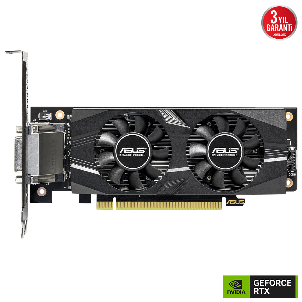 ASUS RTX3050 6GB RTX3050-O6G-LP-BRK GDDR6 96bit HDMI DVI DP PCIe 4.0