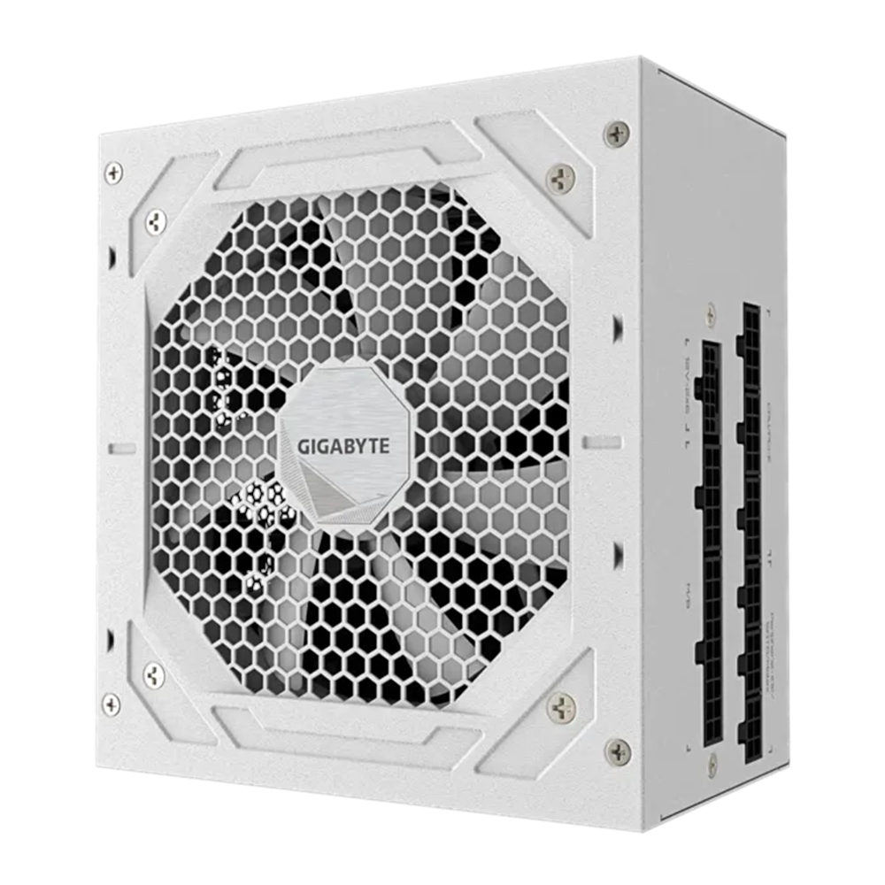 GIGABYTE 1000w 80+Gold GP-UD1000GM PG5 ICE Tam Modüler Power Supply Beyaz