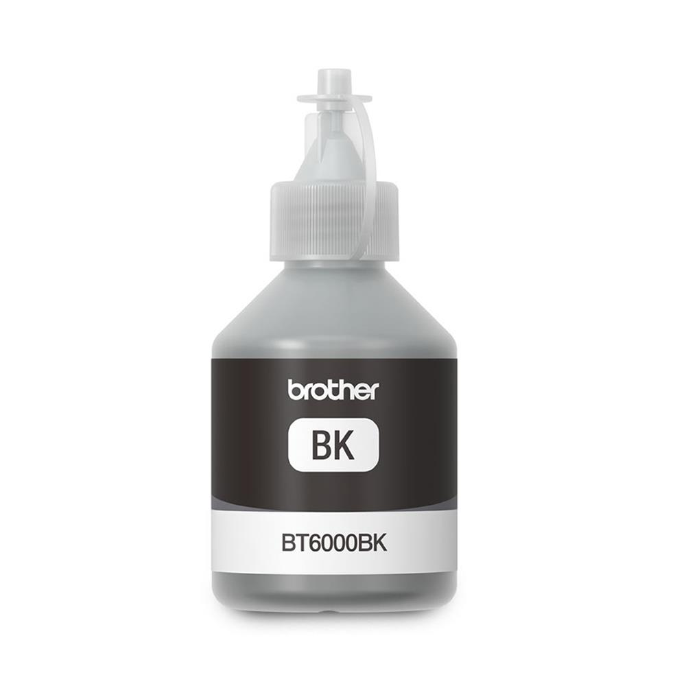 BROTHER BT6000BK 6.000 Sayfa Sıvı Siyah Mürekkep Kartuşu / Şişesi