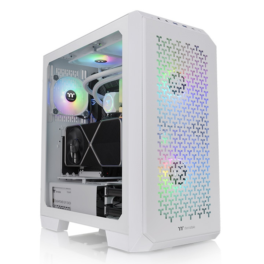 THERMALTAKE VIEW 300MX CA-1P6-00M6WN-00 2-20CM ARGB Fanlı Gaming Mid-Tower PC Kasası Beyaz