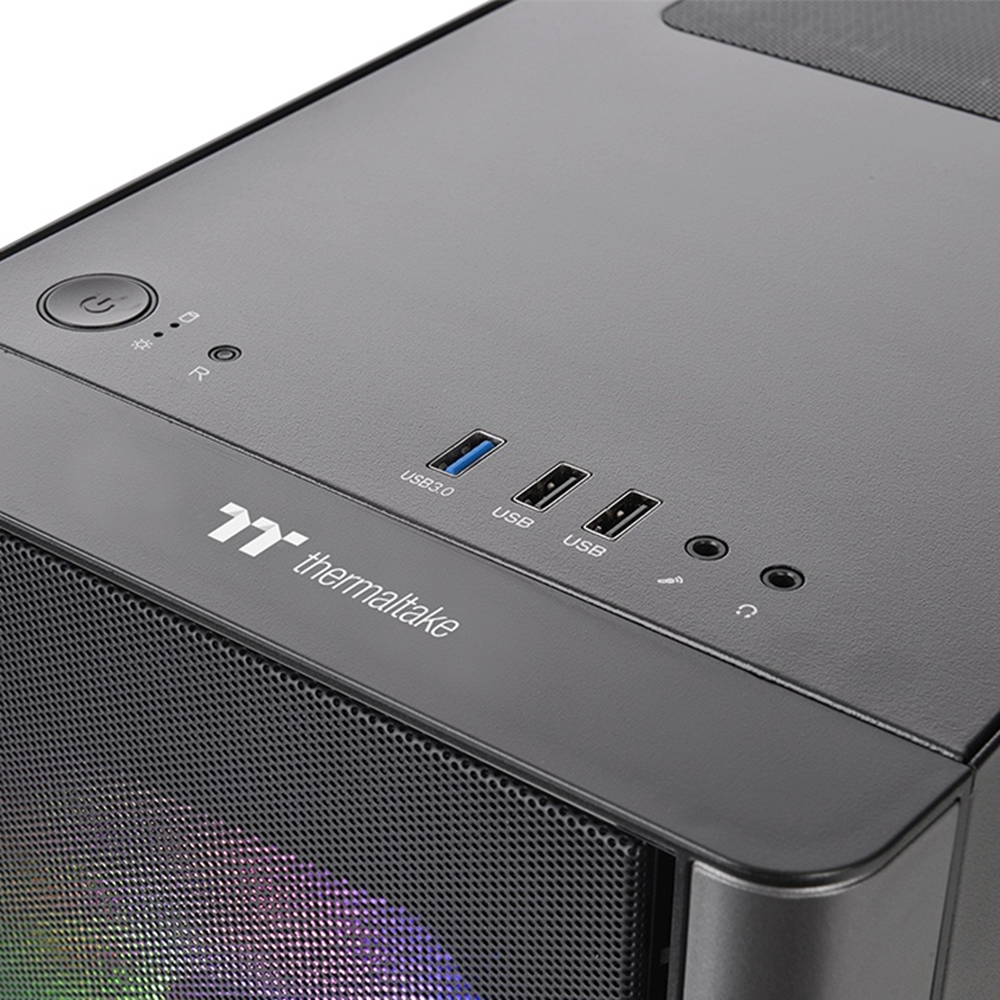 THERMALTAKE V150 BREEZE TG CA-1R1-00S1WN-02 3-ARGB Fanlı Gaming Micro-Tower PC Kasası