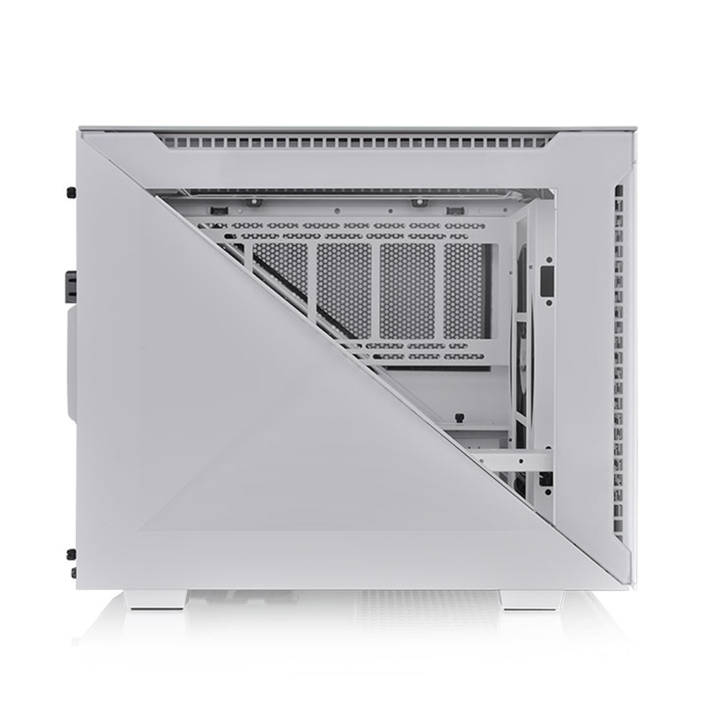 THERMALTAKE DIVIDER 200 TG AIR CA-1V1-00S6WN-01 2-ARGB Fanlı Gamind Micro-Tower PC Kasası Beyaz
