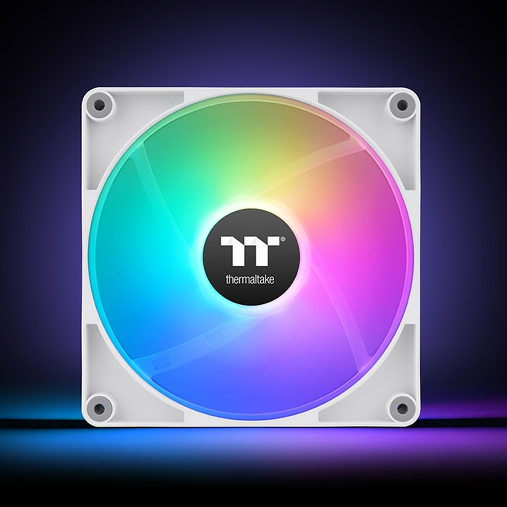 THERMALTAKE 120MM CT120 Reverse CL-F175-PL12SW-A Beyaz ARGB Kasa Fan Kiti 2'li Set