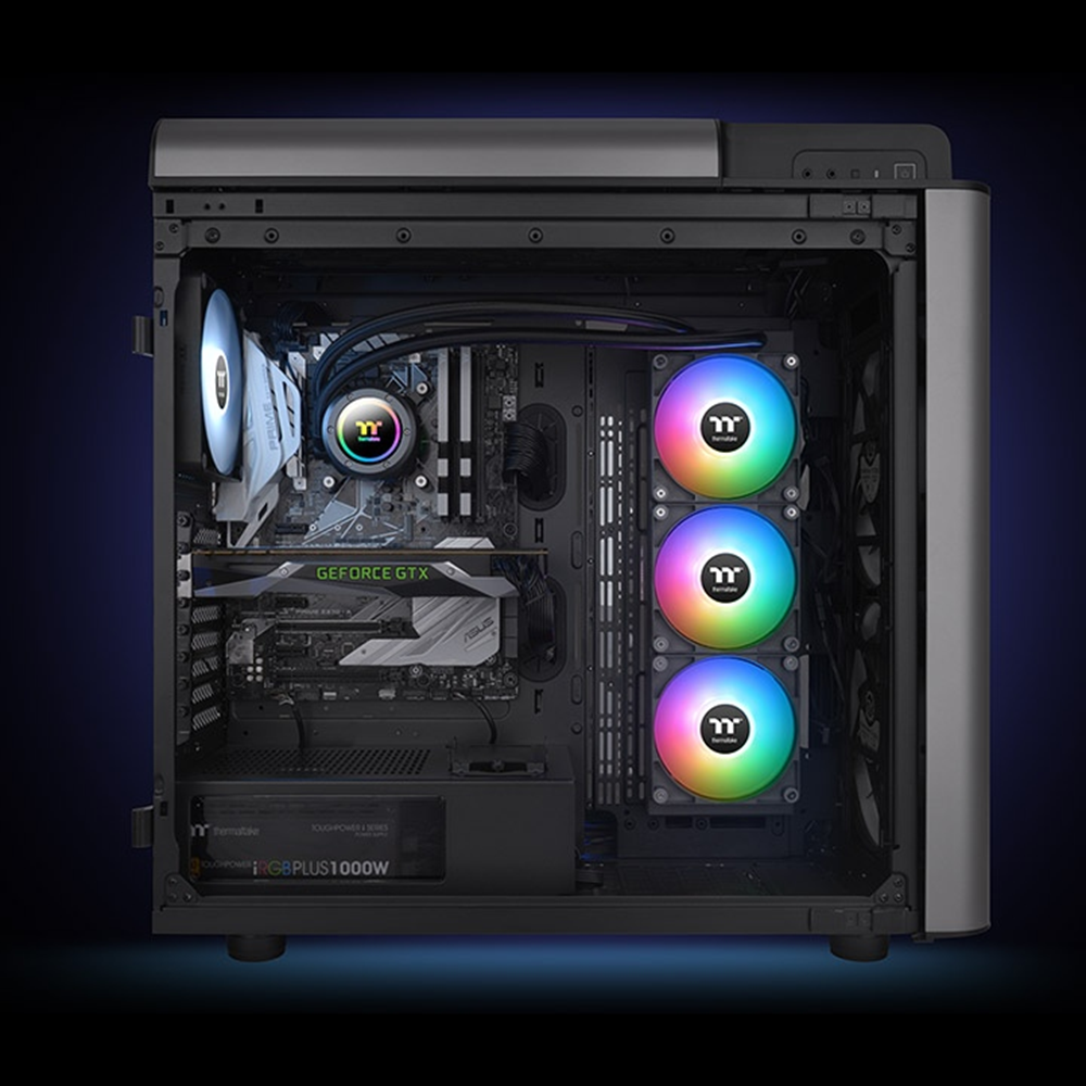 THERMALTAKE 420MM TH420 CL-W376-PL14SW-A ARGB AM5-1851p Sıvı Soğutmalı İşlemci Fanı