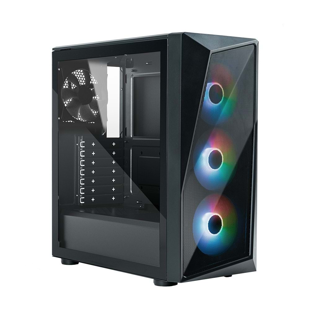 COOLERMASTER 700W 80+ CMP520 TG CP520-KGNN70-S00 3-ARGB Fanlı Gaming EATX PC Kasası