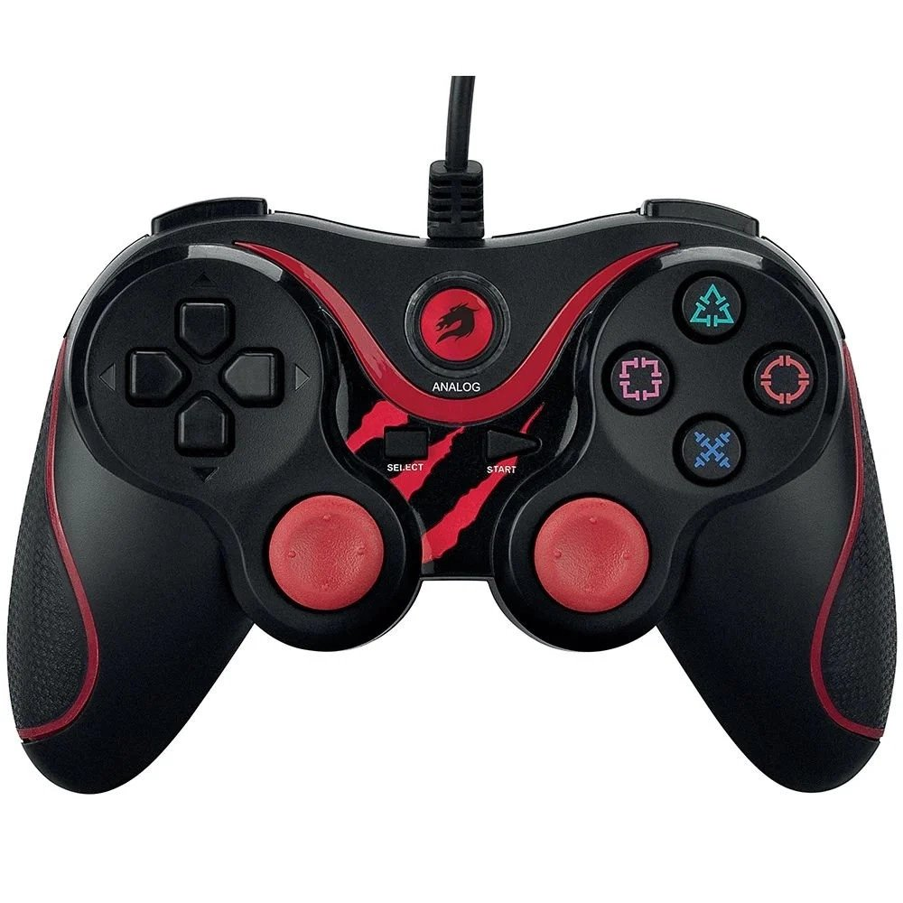 GAMEBOOSTER GB-J38 USB Kablolu Oyun Kolu, Çift Titreşim Motorlu,PC ve PS3 Uyumlu Gamepad