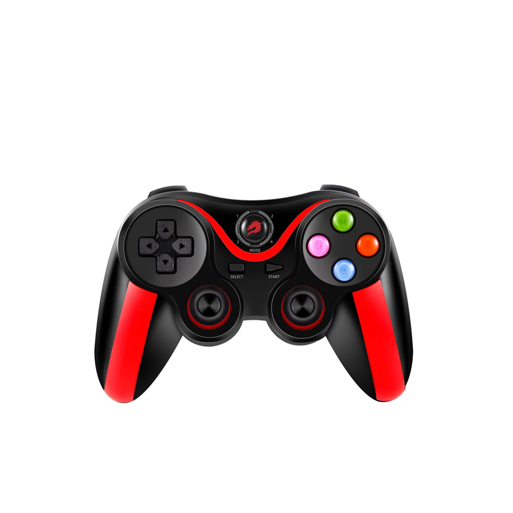 GAMEBOOSTER GB-J86 Bluetooth & 2.4GHz Kablosuz Çift Titreşim Motorlu, Android, PC, PS3, TV Box Uyumlu Siyah Gamepad