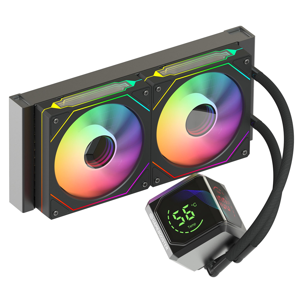 GAMEBOOSTER 240MM SIGHT PRO 240B GB-LCS-SP240B ARGB AM5-1851p Sıvı Soğutmalı İşlemci Fanı