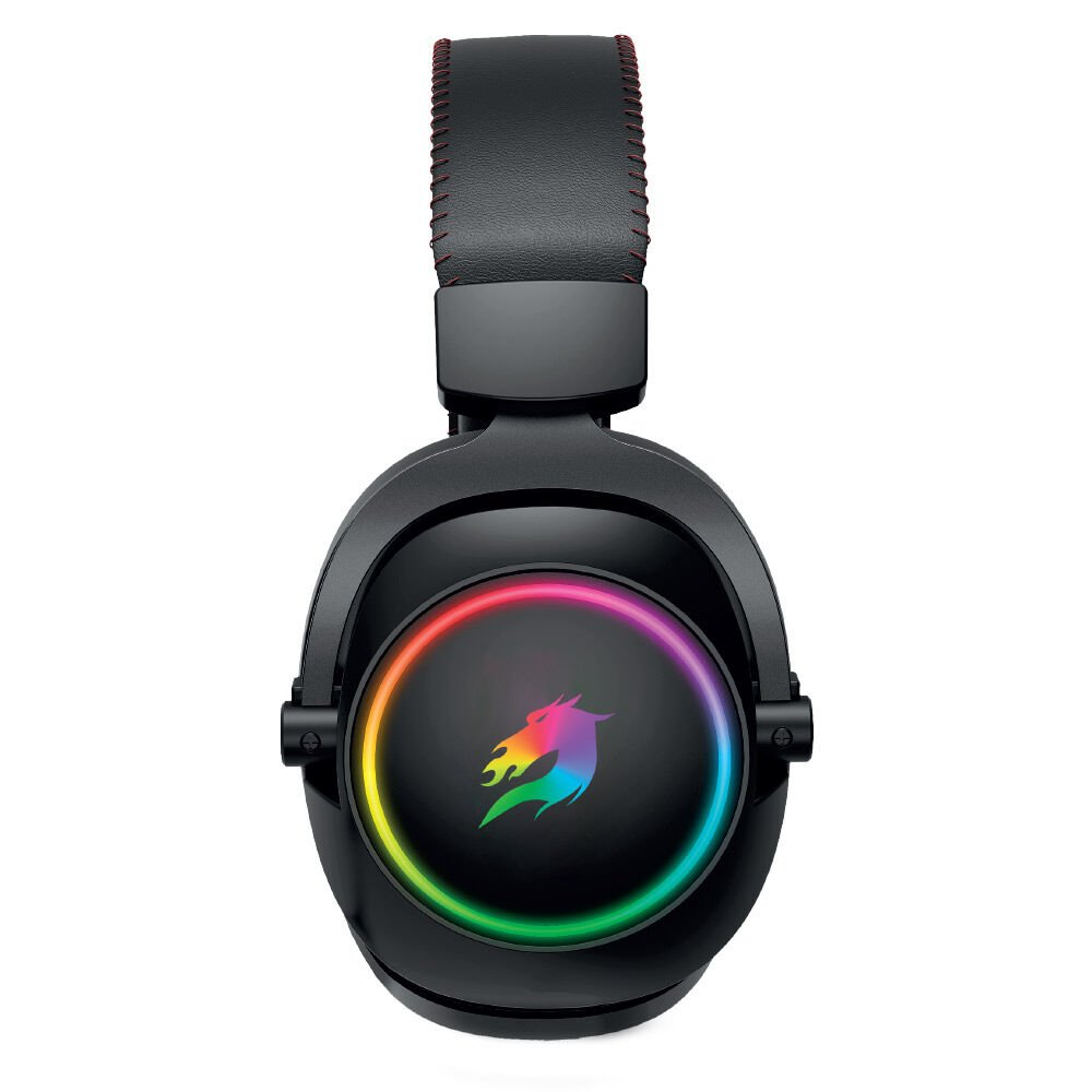 GAMEBOOSTER WBH44 RGB Wireless 2.4G+BT Siyah Oyuncu Kulaklığı