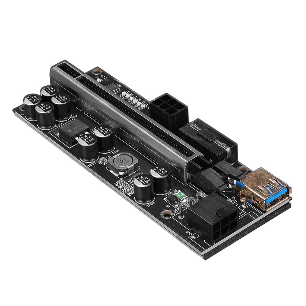 S-Link SL-XE20 PCI-E1X=>Sata 6p bitcoin 10S riser kart