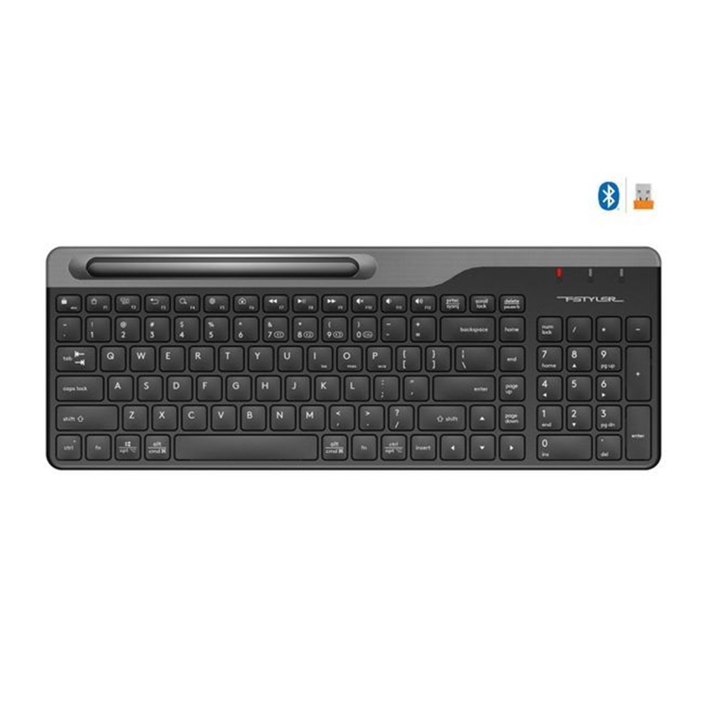 A4 Tech FBK25 Bluetooth Q nano 2,4G siyah klavye
