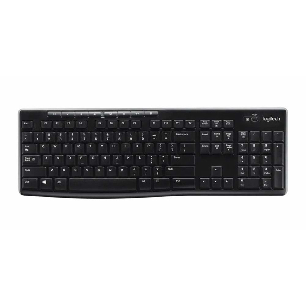 Logitech 920-003761 K270 Kablosuz Klavye,siyah
