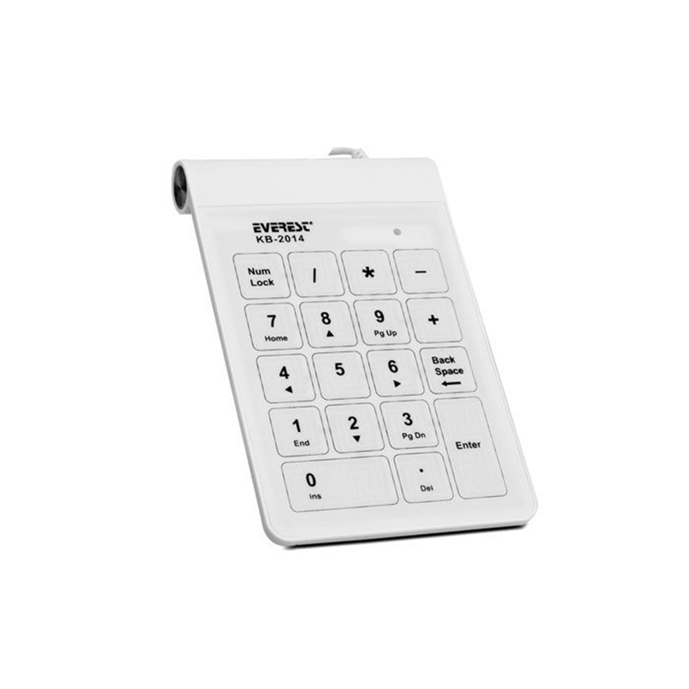 Everest KB-2014 USB Nümerik beyaz key pad