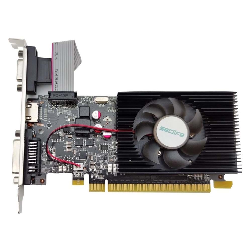 Seclife 2Gb GT610 Ddr3 64Bit Hdmi+Vga+Dvi