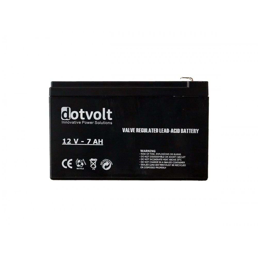 Dotvolt 12V 7Ah Ups Akü