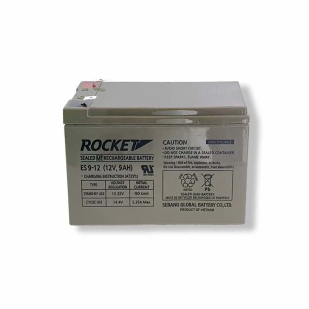 Rocket 12v 9Ah Ups Akü