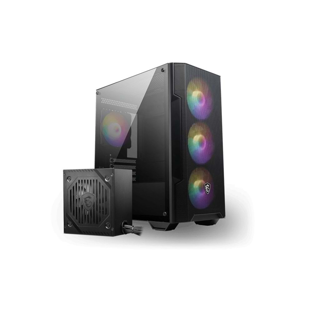 MSI MAG FORCE M100A D60 600W 80+ GAMING KASA Micro ATX Tower